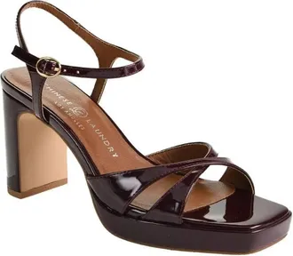 Chinese Laundry Womens Gracie Patent Heel In Berry