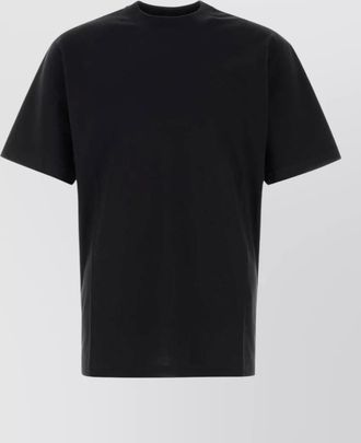 Gucci cotton blend crew neck short sleeve t-shirt