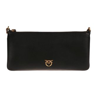 Pinko Pinko, Dames, Tassen, Zwart, Maat: ONE Size Katoen