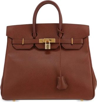 Herm&egrave;s 1996 Haut &agrave; Courroies 32 shopper - Bruin