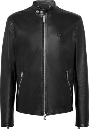 Billionaire Boys Club Nappa Leren Moto Jas - Heren - Leren en Su&egrave;de Jassen - Zwart - XL - Leer - Jassen