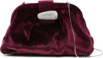 Twentyfourhaitch Clutch con decorazione - Rosso
