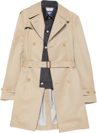 Junya Watanabe Mens Cotton Double-Breasted Coat