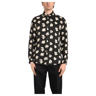 Patrizia Pepe Patrizia Pepe, Casual Shirts, male, Black, Size: 2XL Formal Shirts