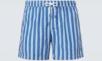 Fedeli Madeira striped swim trunks