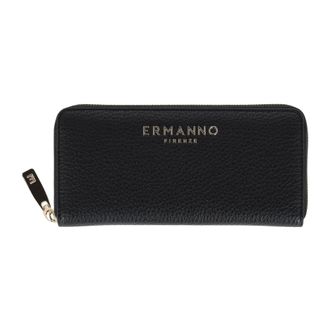 Ermanno Scervino Grote portemonnee met rits - Dames - Accessoires - Zwart - Maat: ONE Size Zijde