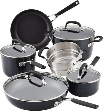 KitchenAid Kitchenaid Hard-Anodized Nonstick Cookware Pots And Pans Set