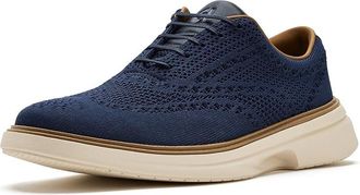 Cole Haan Originalgrand Cityspectre Stitchlite Wingtip Mens Shoes Navy Blazer/Natural : 11.5 D - Medium, Textile