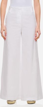 Alberto Biani White Flared Pant