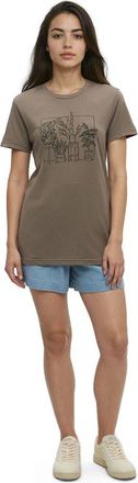 tentree Plant T-Shirt in Clay/meteorite Black at Nordstrom, Size X-Small