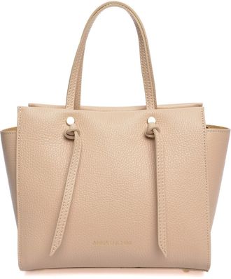 Anna Luchini Rose Rundleer Tas