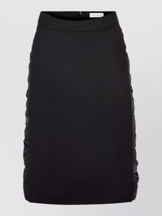 Nina Ricci high waist skirt knee length slit