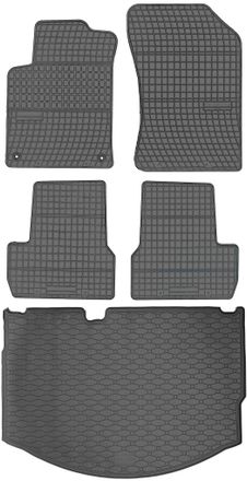 OEM Juego De Alfombrillas De Goma Para Coche Y Maletero Para Citro&euml;n C3 Ii Hatchback (2010-2016)