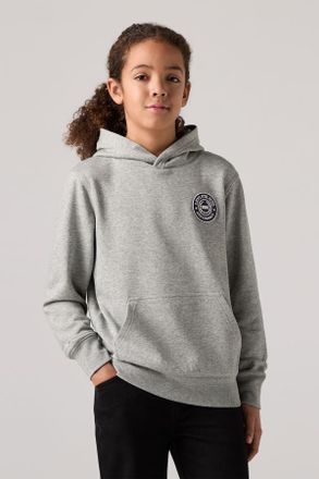 Levi's Teenager Modern Crest Pullover Hoodie - Uomo - 14A - Grigio / Grey Heather