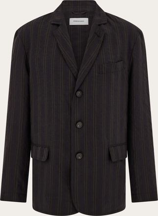 Ferragamo Uomo Blazer monopetto Marrone