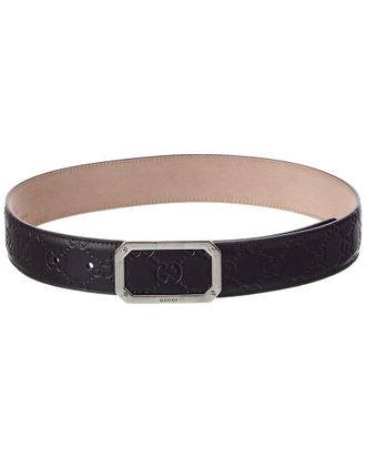 Gucci Gg Leather Belt