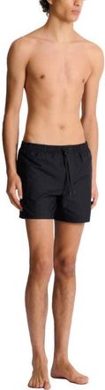 Balmain Monogrammed swim shorts in Black at Nordstrom, Size Small Eu