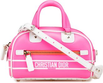 Dior Pre-owned Womens Boston Crossbody Bag - Pink Leather - One Size