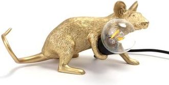 Seletti Table lamp Animaux - Gold - Resin - Designer Marcantonio