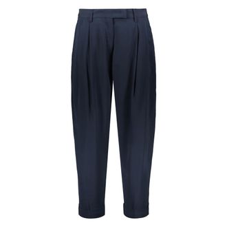 Moorer Donna, Pantaloni, Blu, 3Xs, new