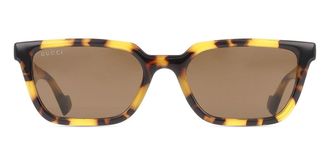 Gucci GG1539S 005 Mens Sunglasses Tortoiseshell Size 55 - Free RX Lenses - Free RX Lenses