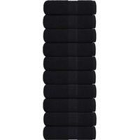 OEM Pa&ntilde;os De Mano Frogn, Paquete De 10, Negros, 30x30 Cm, 360 G/m&sup2; - Crezuo