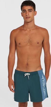 O'Neill Badehose ONEILL ONEILL RETRO 14 SWIMSHORTS, Herren, Gr. XXL, N-Gr, alma steel c, Obermaterial: 100% Polyester, Badehosen Badehose