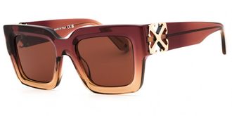 Off-white MYSTIC 316E Womens Sunglasses Brown Size 52