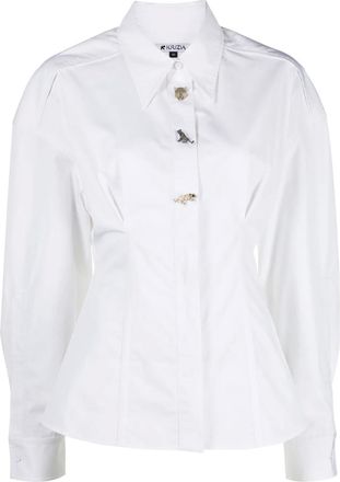 Krizia Camicia con bottoni - Bianco