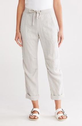 James Perse Linen Utility Pants in Salt at Nordstrom Rack, Size 3 (Fits Like 8-10 Us)