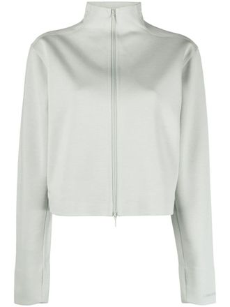 Calvin Klein zip-up high-neck hoodie - Blue
