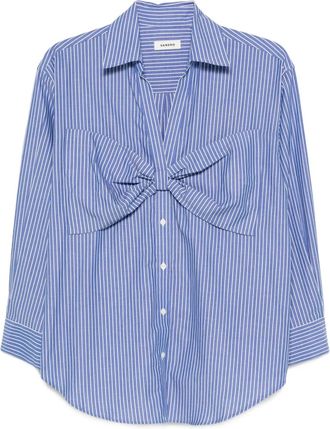 Sandro Camicia con fiocco - Blu