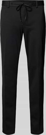 s.Oliver Black Label Slim Fit Jogpants aus Stretch-Jersey Modell s.O JOGG in Black, Größe 102