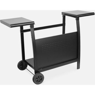 Sweeek Carrello piastra 3 bruciatori acciaio