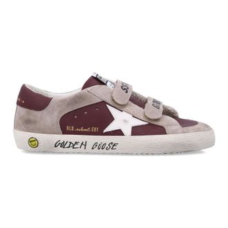Golden Goose Sneakers, female, Red, Size: 8 US Old School Leather