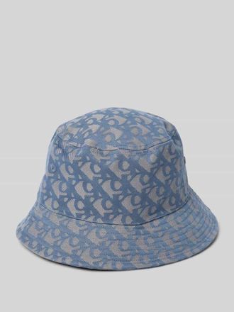 Calvin Klein Bucket Hat mit Logo-Muster in Blau, Gr&ouml;&szlig;e 1