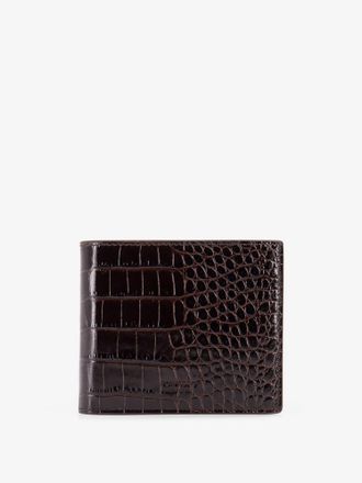 Tom Ford Crocodile-print leather wallet - TOM FORD - gender_Man
