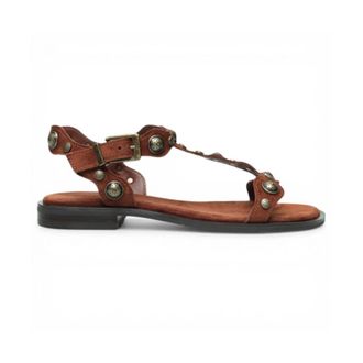 Ash Flat Sandals, female, Brown, Size: 10 US Phanny Flat Sandal