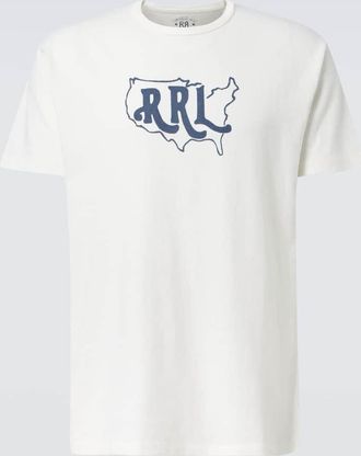 Ralph Lauren T-shirt in cotone e canapa con stampa