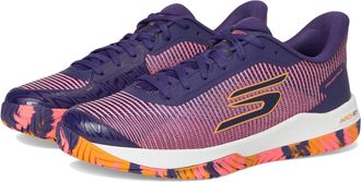 Skechers Womens Pickleball Viper Court Pro 2.0 Sneaker, Purple, 5 UK
