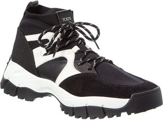 Tod's TodS Knit & Leather Sneaker