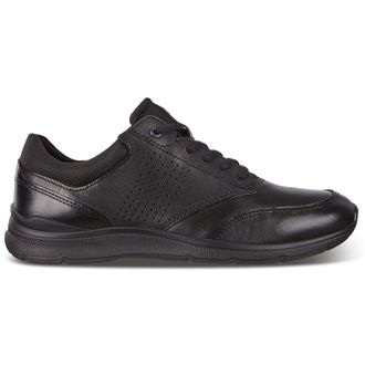 Ecco Ecco Irving 511734 Leather Mens Lace Up Trainers - Black - Size:UK 10.5-11