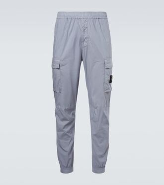 Stone Island Compass cotton-blend cargo pants