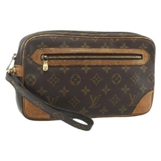 Louis Vuitton Pre-owned Clutches, female, Brown, Size: ONE SIZE Pre-owned Vintage Monogram Clutch