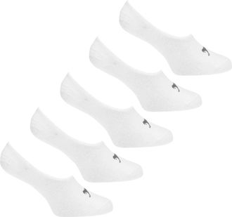 Slazenger Mens 5 Pack Invisible Socks White Mens 7-11