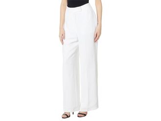 Ted Baker Grethat Wide Leg Tailored Trouser Womens Dress Pants Ivory : 3 (US 8), Elastane/Polyester/Viscose