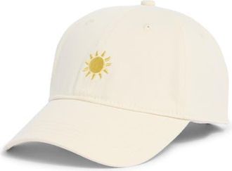 Frasier Sterling Soleil Baseball Cap in Cream at Nordstrom