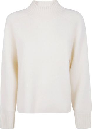 Kujten Maglione a collo alto - Bianco