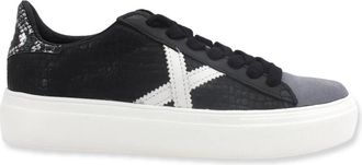 Munich Sneakers - Dames - Sneakers - Zwart - 36 EU - Leer - Schoenen