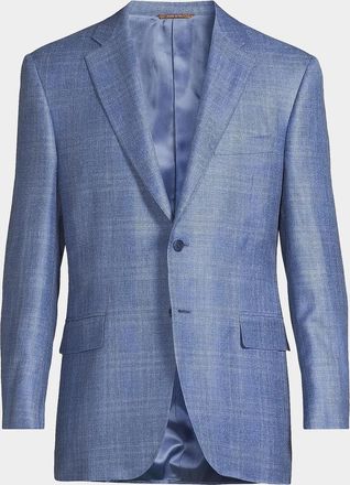 Canali Scratch Wool-Silk-Linen Sportcoat
